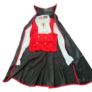 KOJOOIN Kids Vampire of Darkness Costume for Boys Halloween Dress Up,Size M